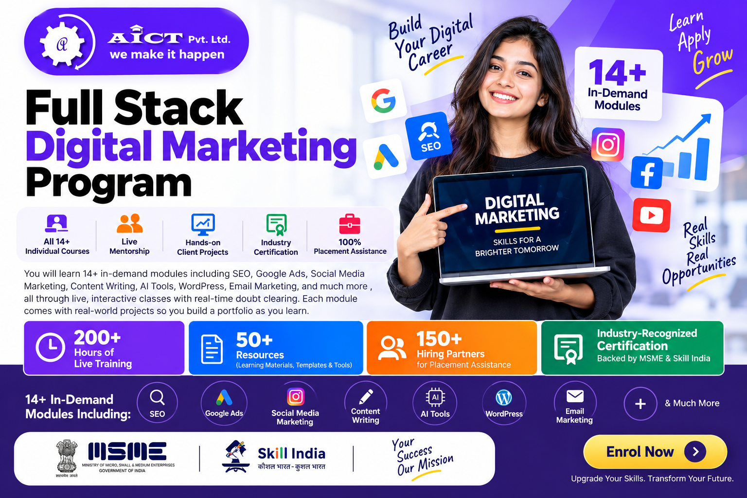 Full Stack Digital Marketing Program